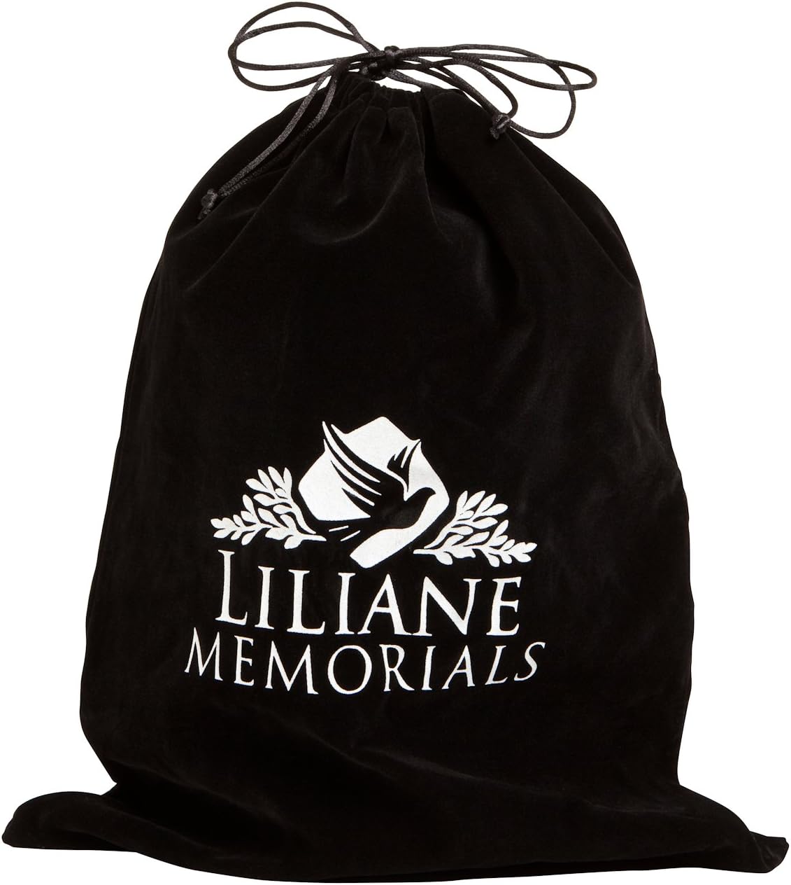 Black and Gold Funeral Cremation Urn for Human Ashes by Liliane - Hand Made in Brass - Suitable for Cemetery Burial or Niche - Large Size fits Remains of Adults up to 200 lbs - Serenita